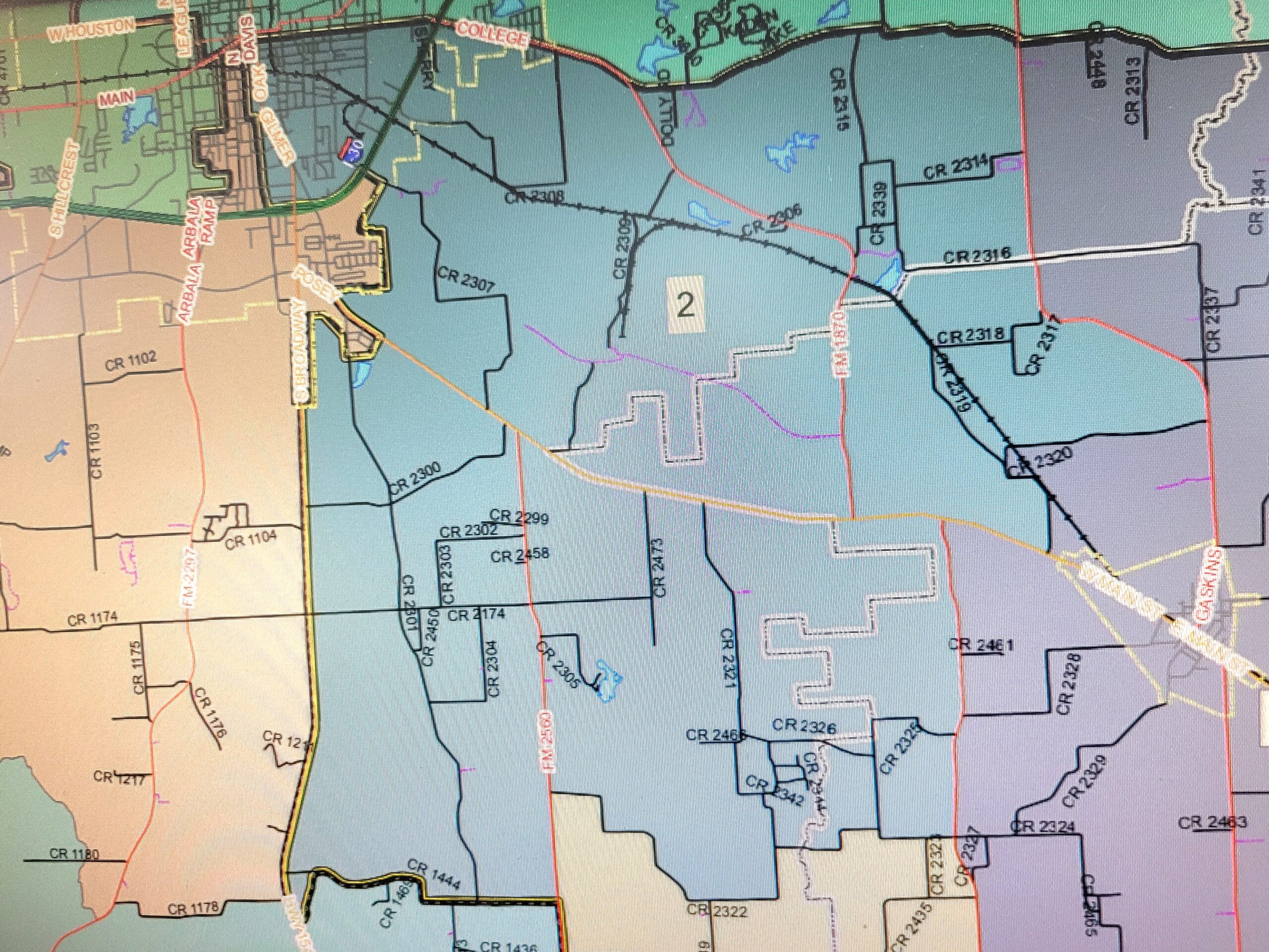 Voting Precinct 2 map 